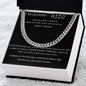 A Mi Querido Hijo - Cuban Link Chain Necklace