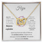 A Mi Hermosa Hija - Collar de Corazones