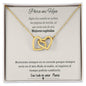 Para Mi Hija | Interlocking Heart Necklace