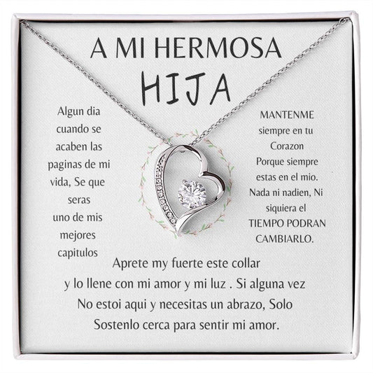 A Mi Hermosa Hija - Collar De Amor Eterno