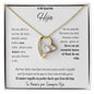 A mi Querida Hija -  Collar Forever Love